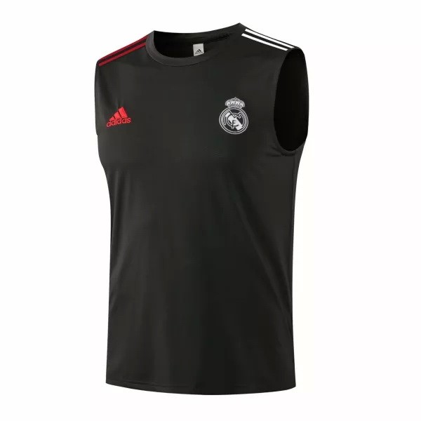 Tailandia Camiseta Real Madrid Sin Mangas 2021 2022 Negro